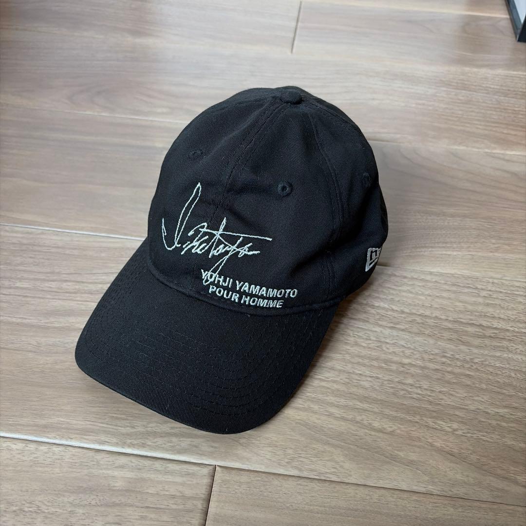 Yohji Yamamoto バックラッシュ　ブラックベースボールキャップ
