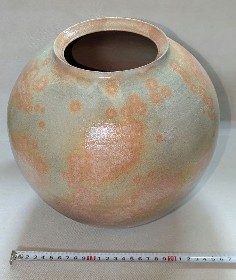 萩焼　一立窯　浦裕作★花瓶　花入れ　花器　壺　華道　生け花　投げ入れ　茶道具