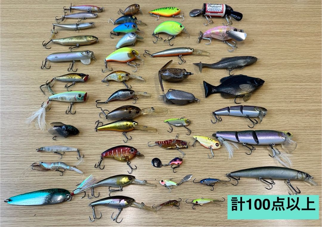 バス釣り　引退セット　ルアー　まとめ売り　エバーグリーン　ジャッカル　osp