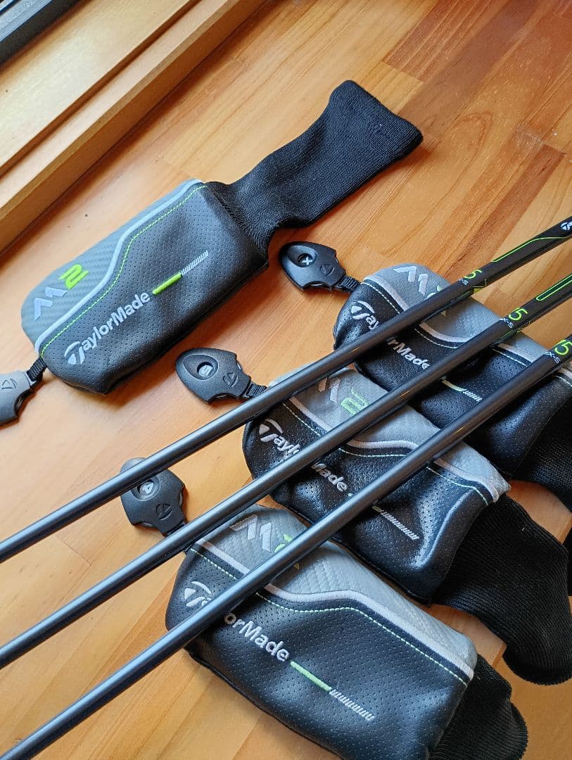 名作M2レスキュー4〜5番〜6番3本セットフレックスS純正ヘッドカバー付おまけ付