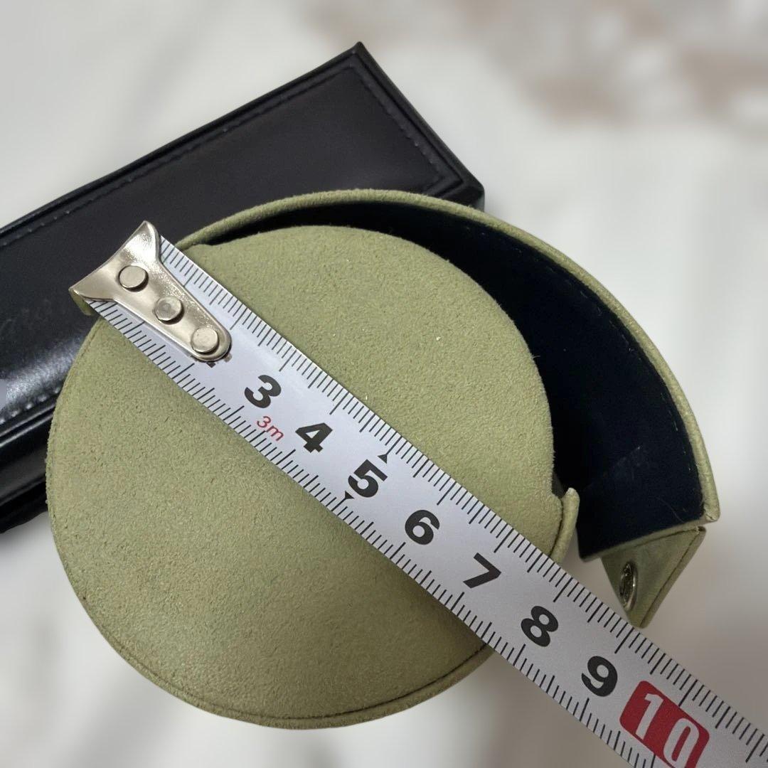 ヴァンクリーフ緑スエードバンド 時計ケース ショパール指輪と時計ケース空き箱