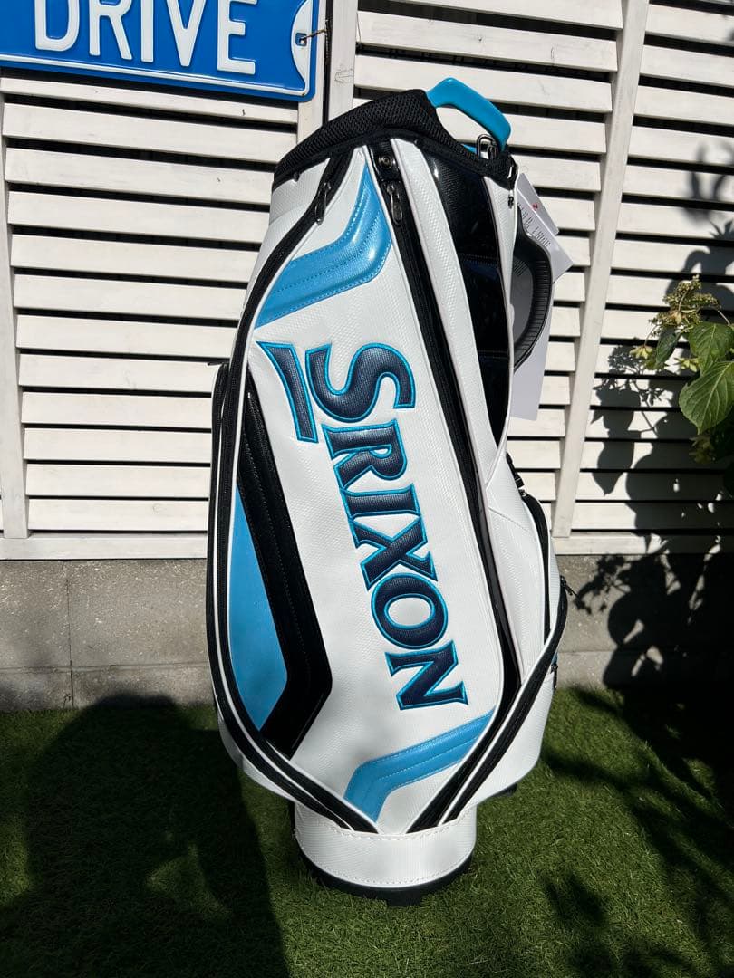 SRIXON キャディバッグ ホワイト/ブルー