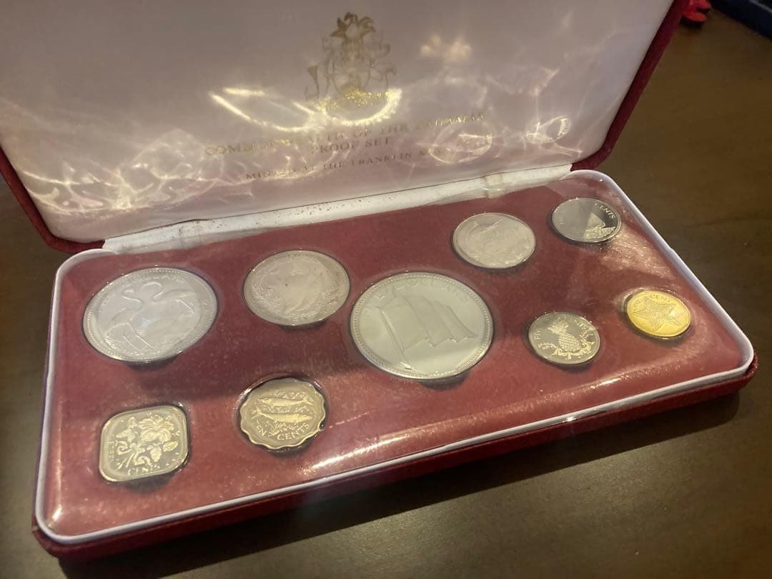 バハマ銀貨　プルーフセット 正味約90g