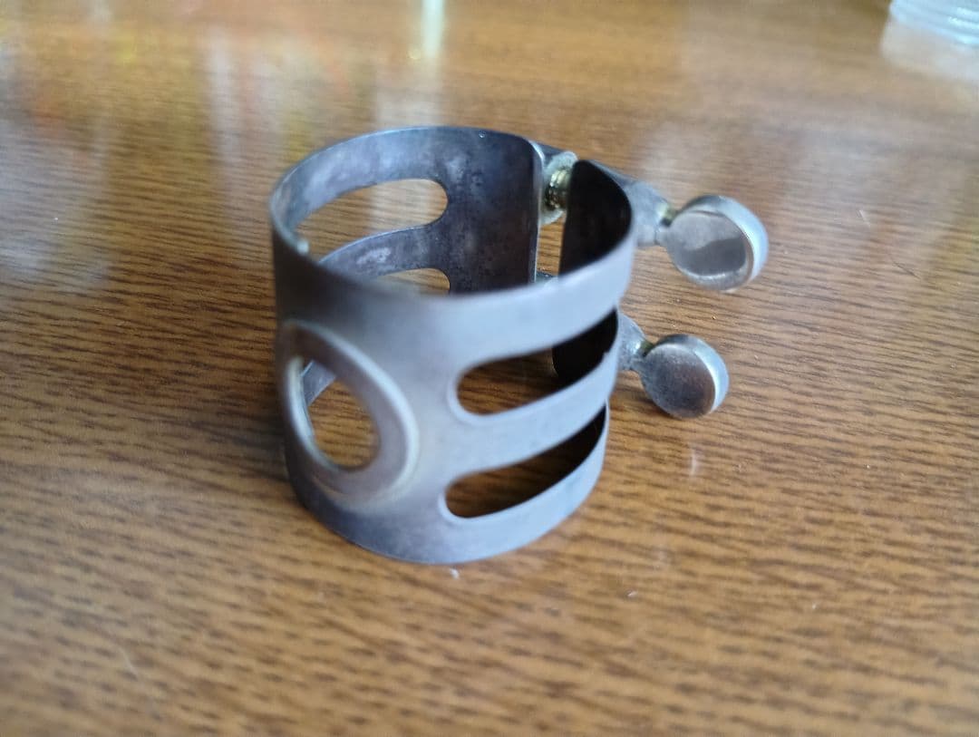 【総銀製】ウッドストーンアルトサックスセルマーラバー用リガチャー