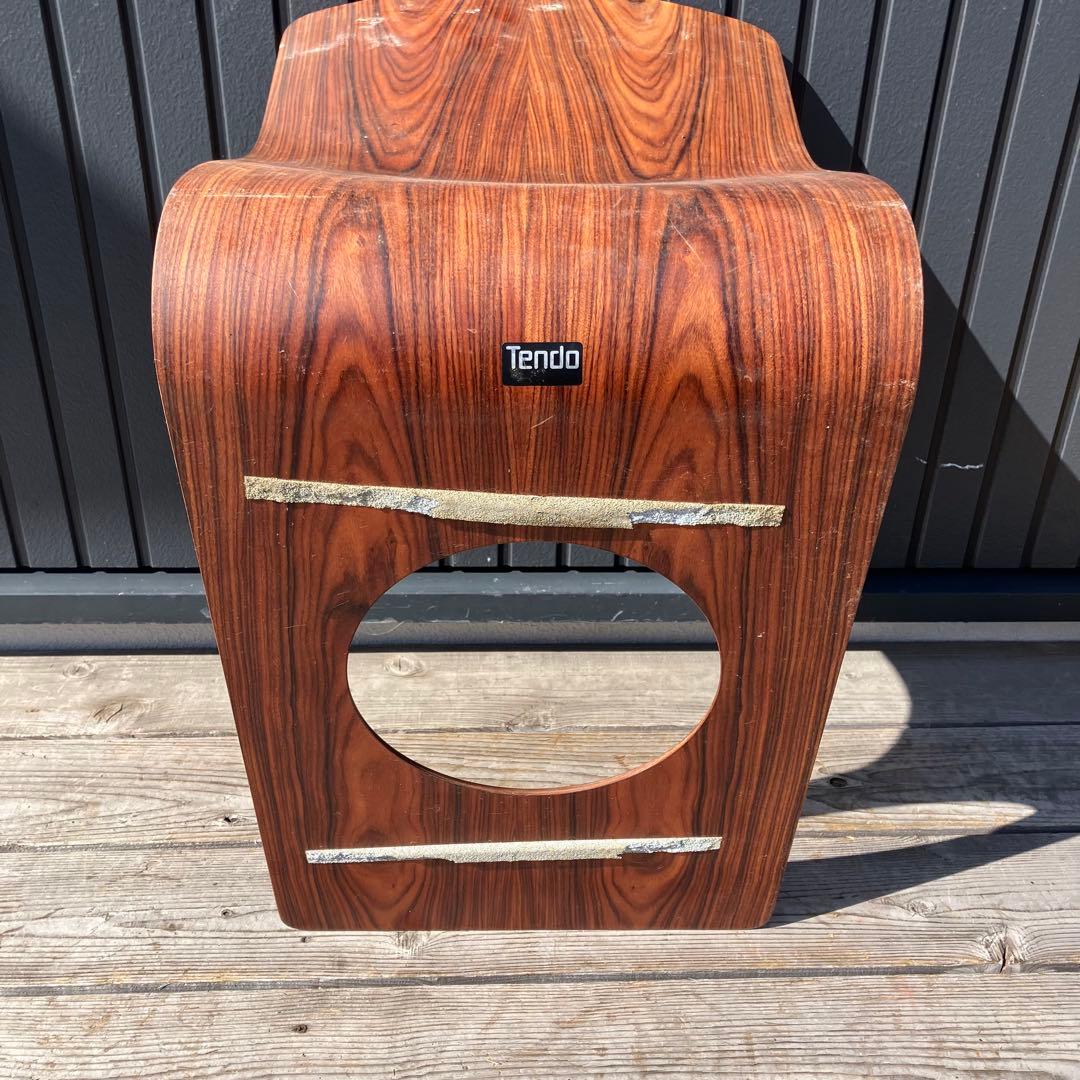 昭和レトロ 天童木工 Tendo 曲げ木 木製座椅子 4脚セット プライウッド