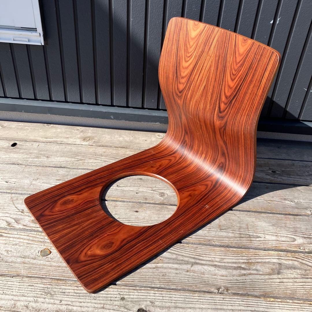 昭和レトロ 天童木工 Tendo 曲げ木 木製座椅子 4脚セット プライウッド