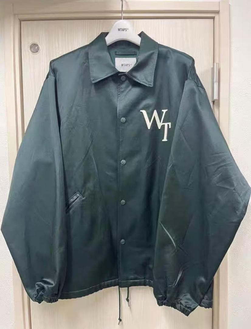 美品WTAPS ダークグリーン コーチジャケット L