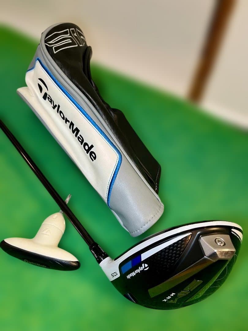 【TaylorMade SIM MAX ドライバー10.5°S ヘッドカバー付】