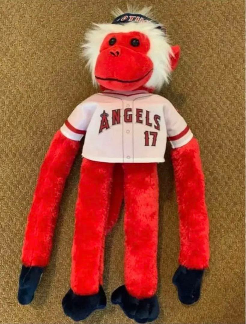 最終グッズ MLB公式Angels球場購入 ラリーモンキーSHOTIME大谷翔平