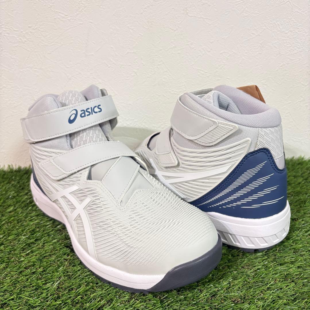 【asics】新品　WINJOB CP120安全靴 作業靴　２７.５㎝　グレー