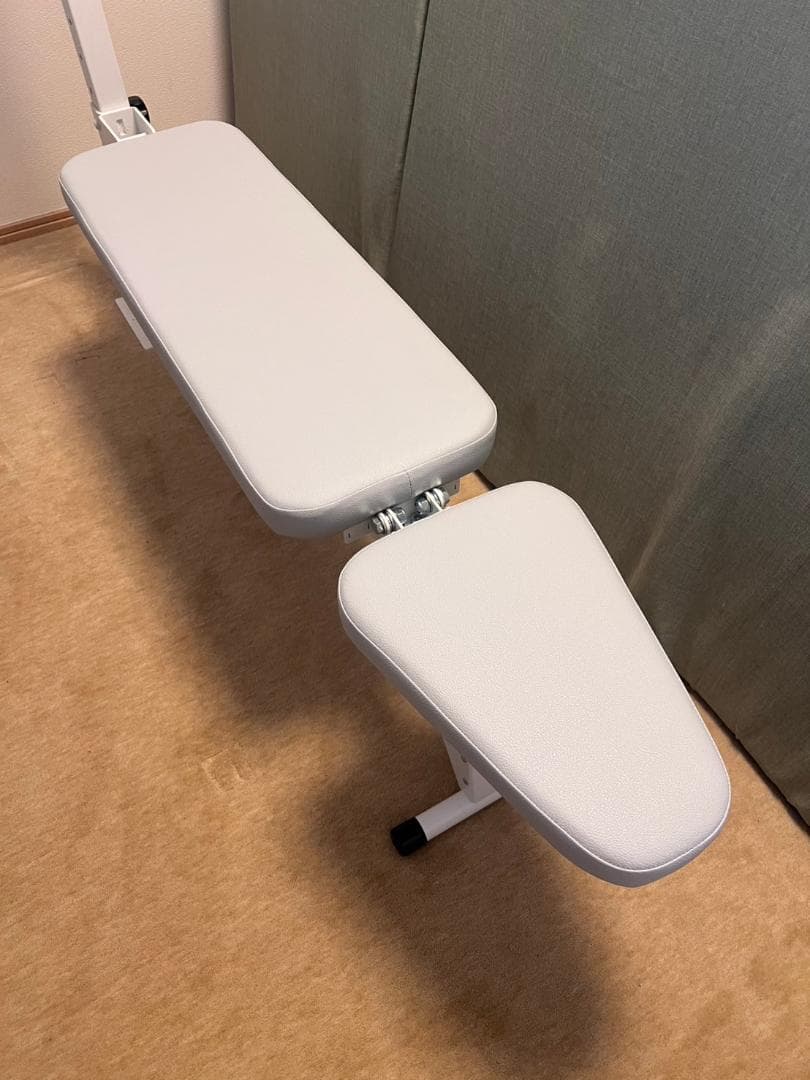 【引取可能】TEDDY WORKS KENSUI kaku 専用ベンチ 白　美品