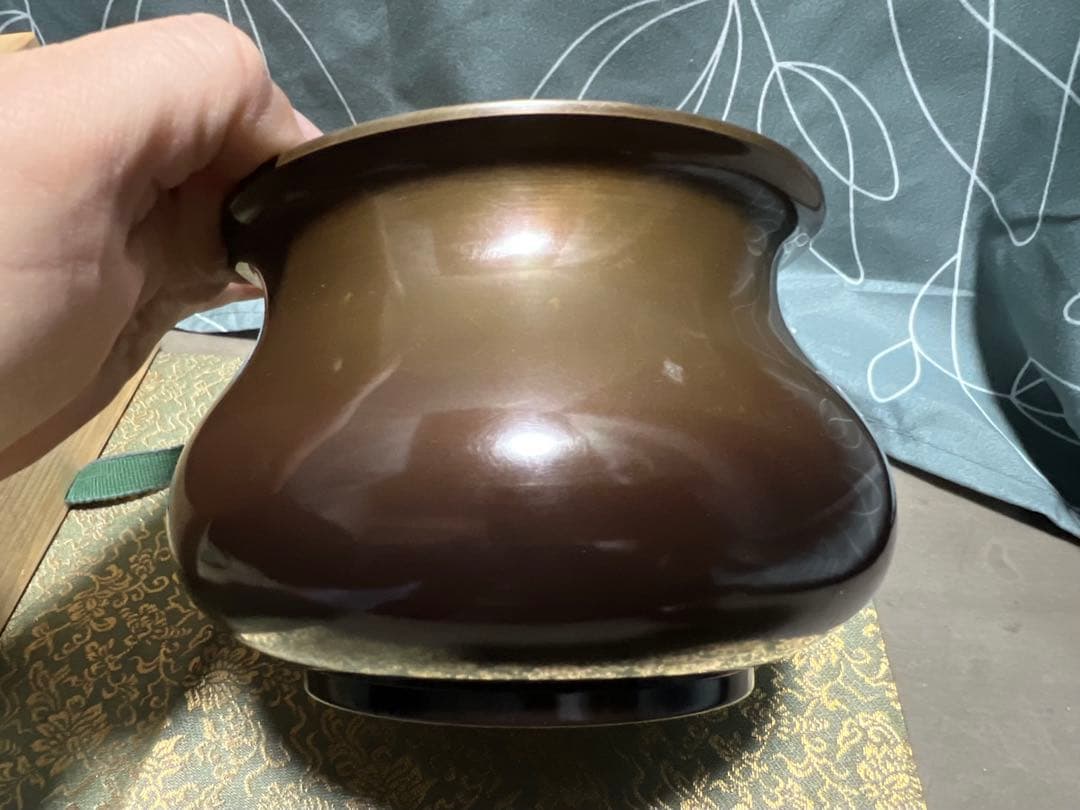 浄益 唐銅建水 共箱