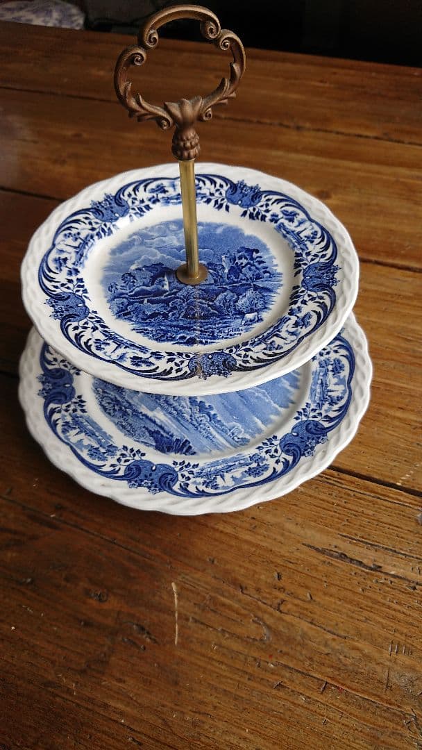 【アンティーク】オランダ製ケーキスタンド