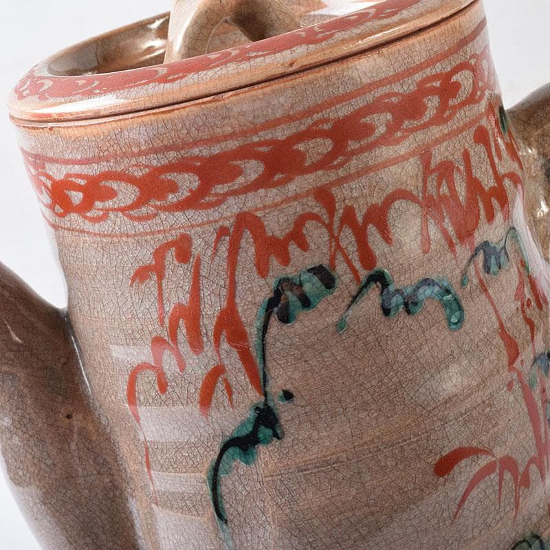 煎茶道具　赤絵　水注　時代箱　V　R8781