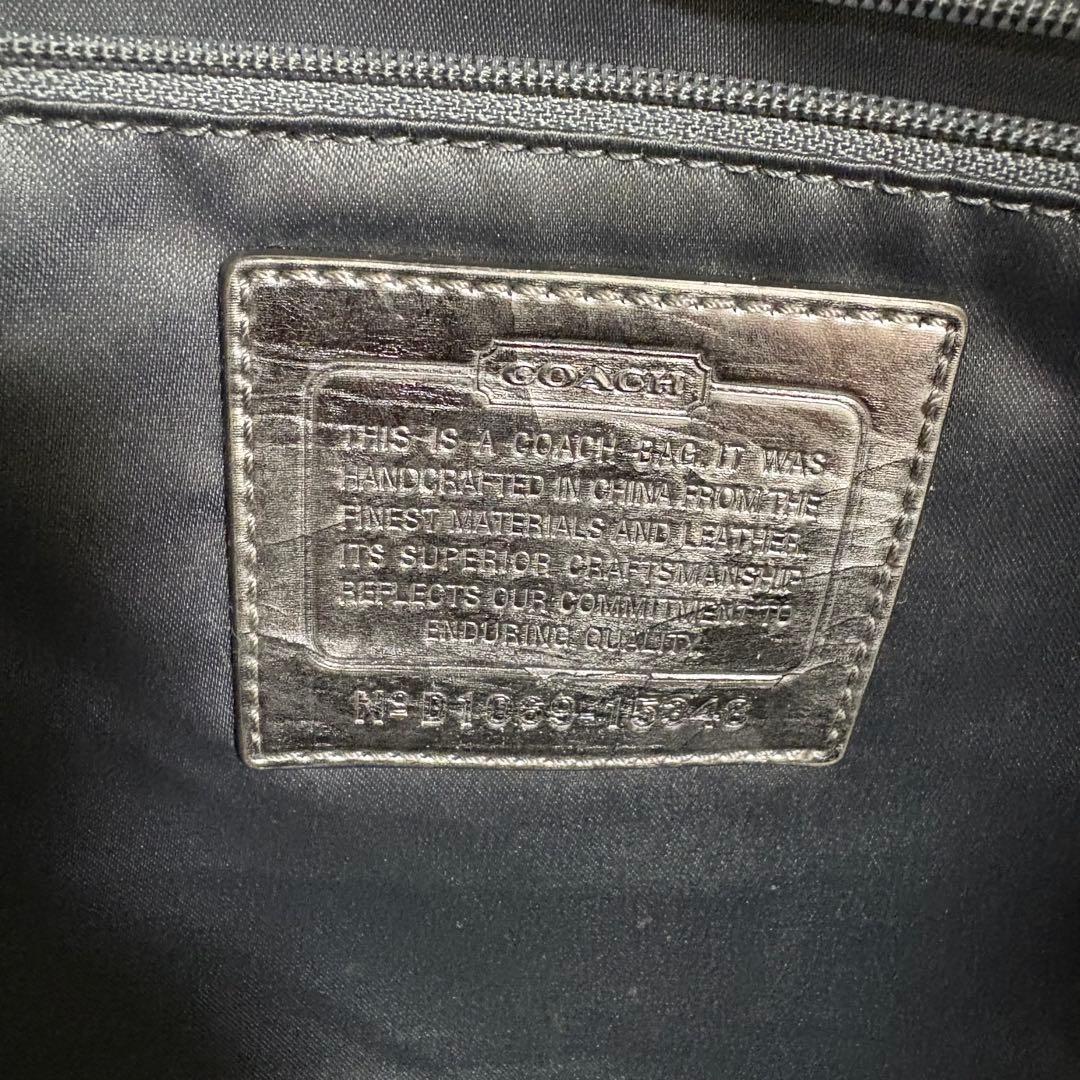 リュック・バックパック Coach blue poppy sequin backpack limited