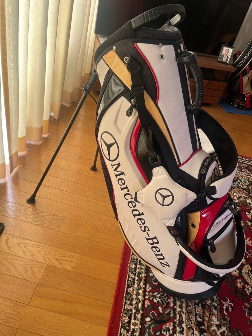 【美品】Mercedes-Benz キャディバッグ スタンド付き