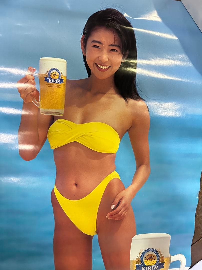 【中島史恵】　キリンビール　水着　ポスター