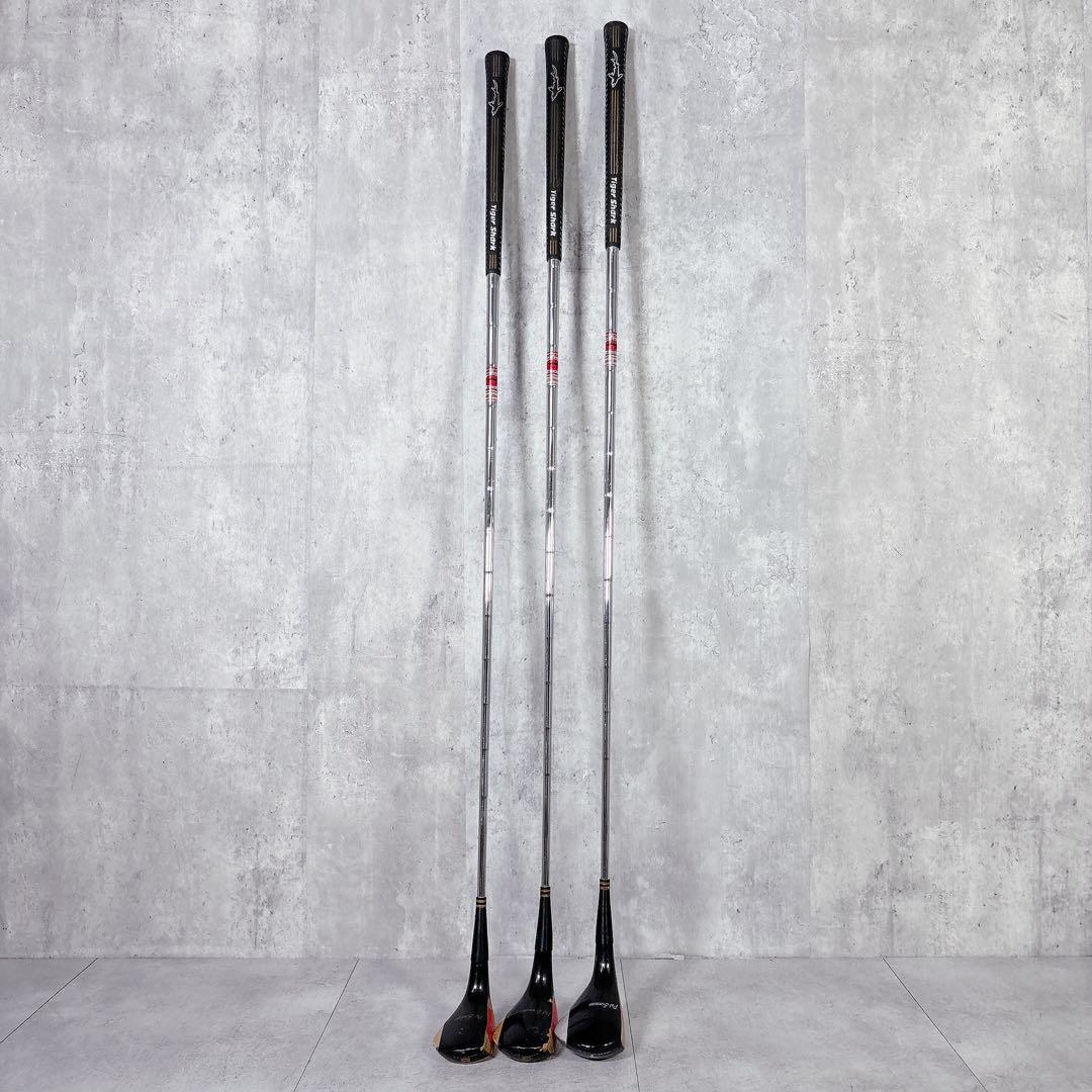 V972 希少 タイガーシャーク パーシモン フェアウェイウッド 3本 セット