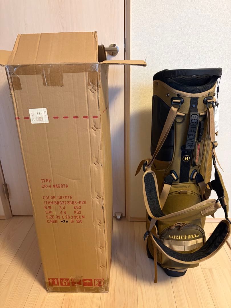 ブリーフィング キャディバッグ ゴルフバック コヨーテ