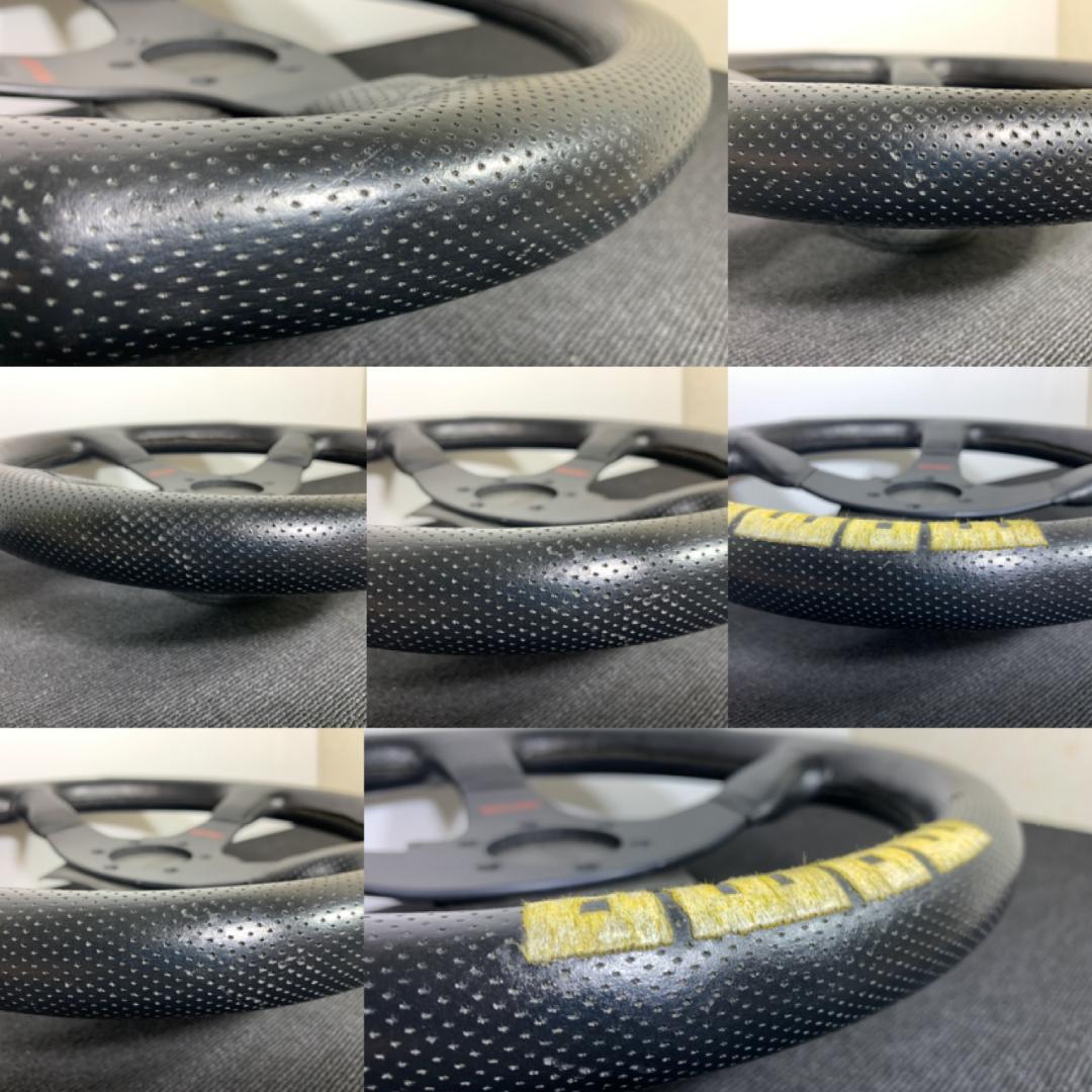 モモ コンペティション 34cm ステアリング 2000年製 レザー ネジ付