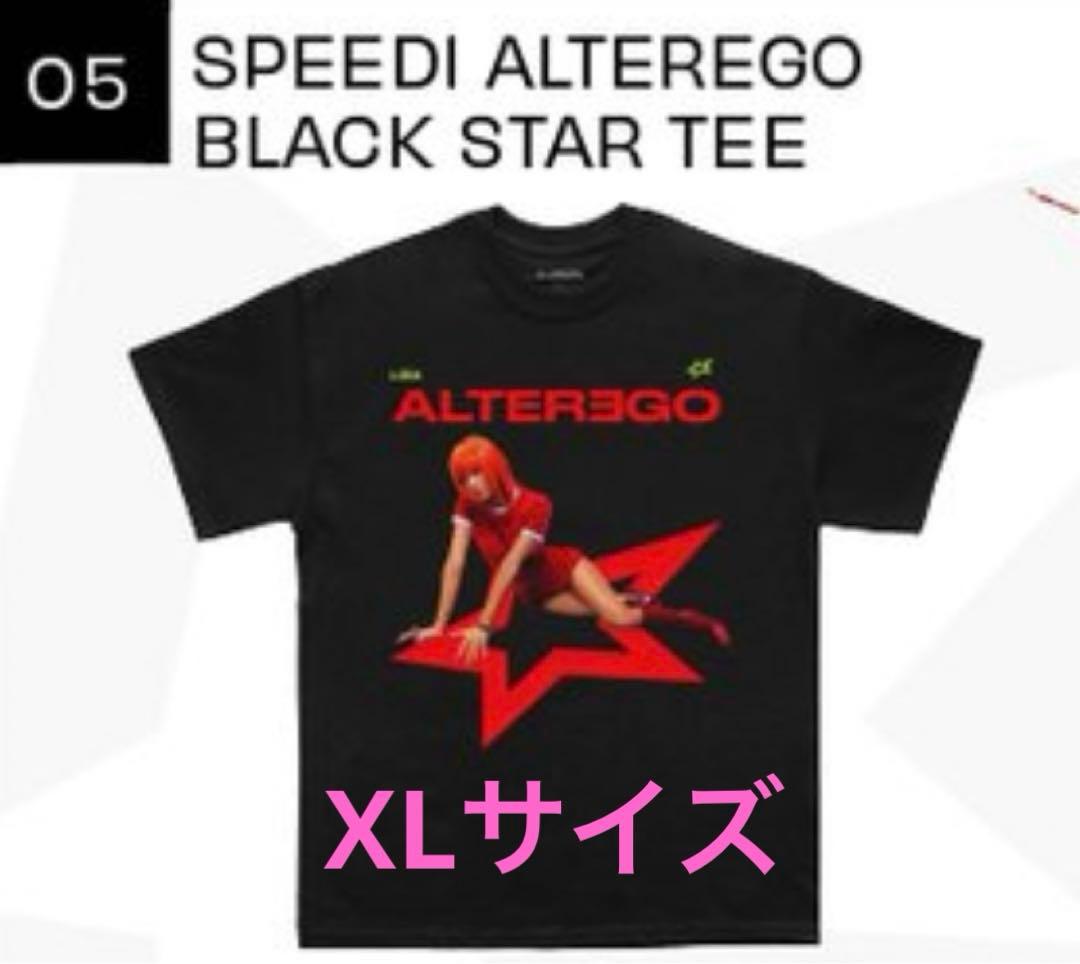 限定 LISA SPEEDI ALTEREGO BLACK STAR TEE