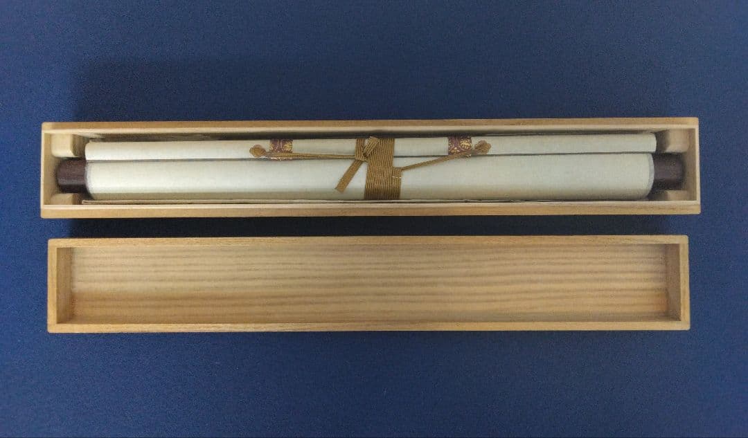 迦陵頻伽　仏画　絹本　掛軸【半鳥人】（阿弥陀経・共命鳥・極楽浄土）