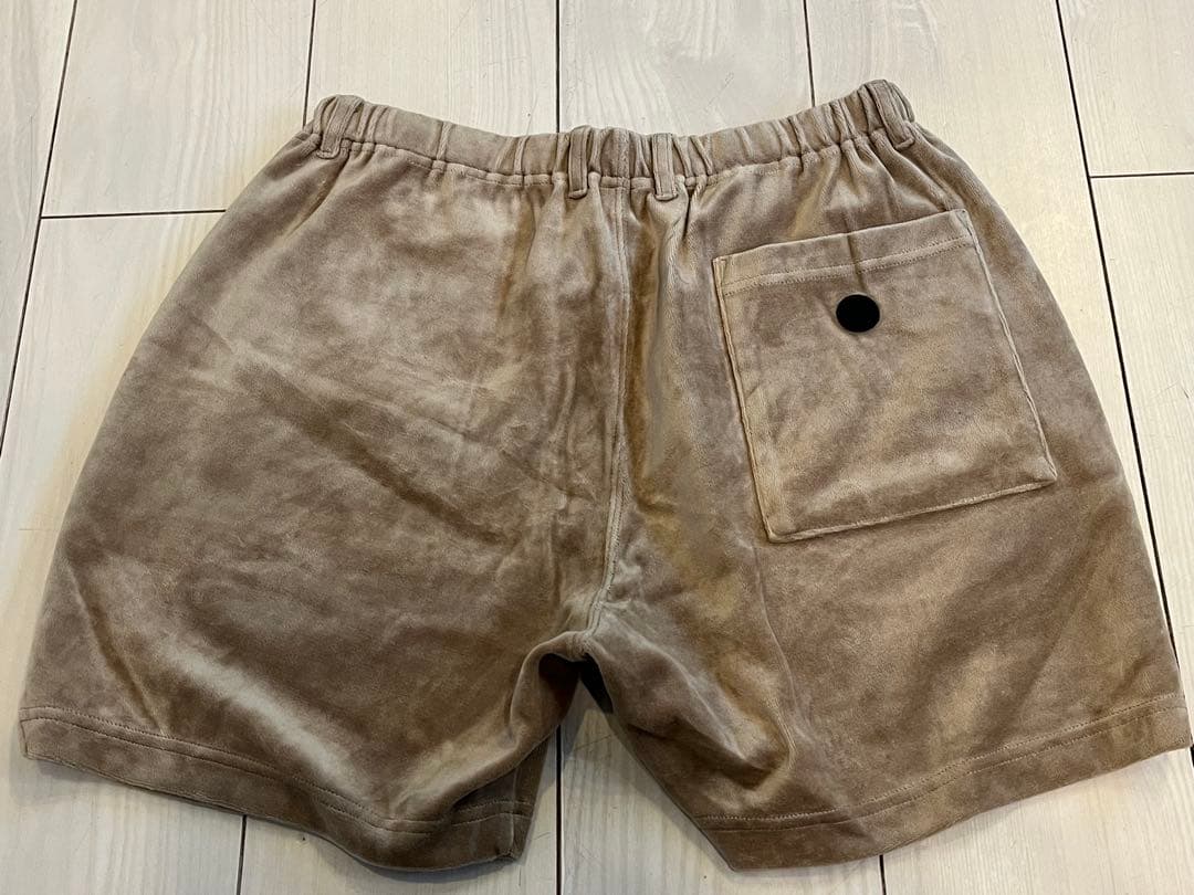 【希少】renomaレノマ ベロアセットアップ 半袖ポロシャツＬ＆ハーフパンツＭ