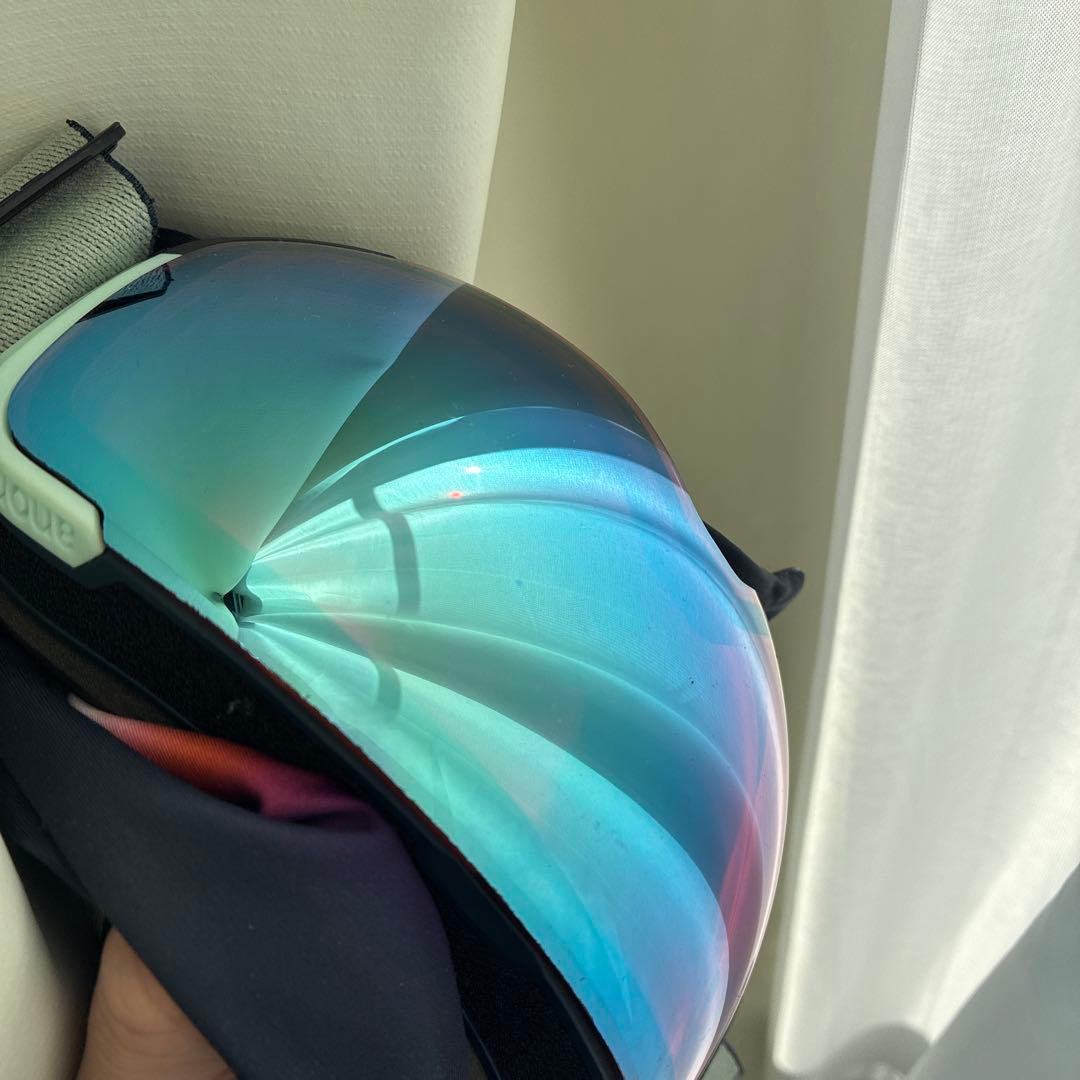 anon M2 ASIAN FITゴーグル ネイビー 迷彩柄