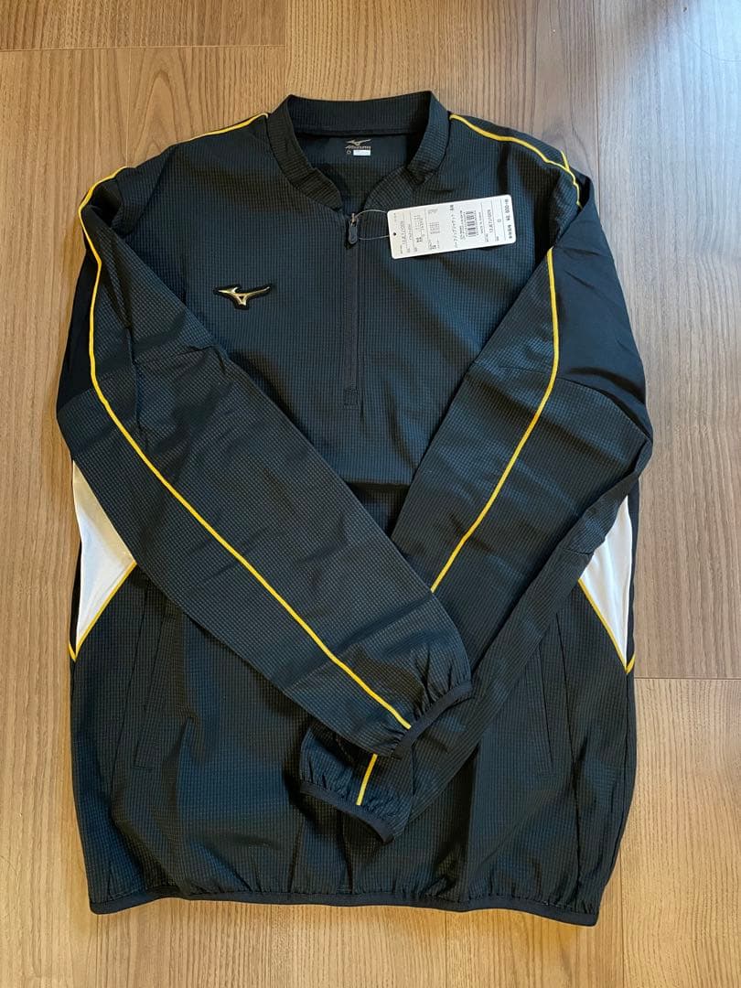Mizuno Pro 黒 コート・ジャケット サイズ0 長袖　ハーフジップ