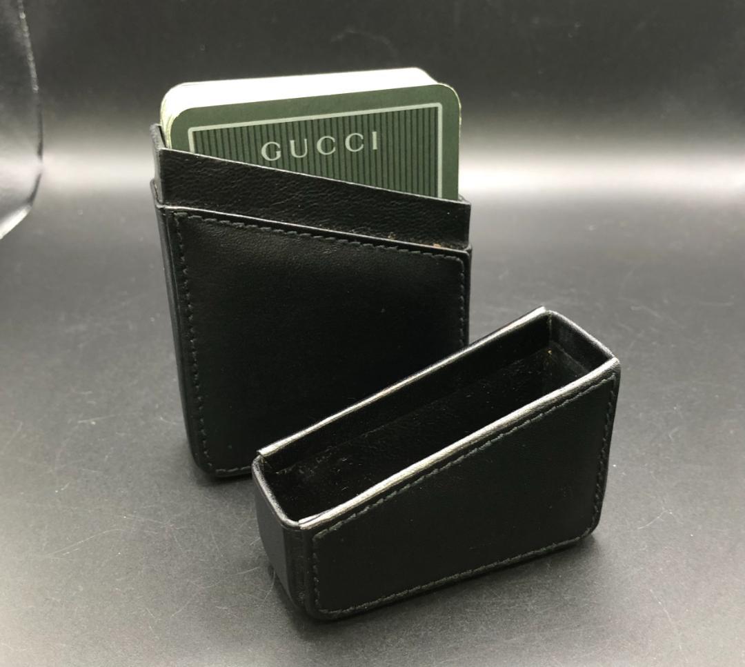 【MALM-14】◆グッチ◆レザーケース付きトランプ◆