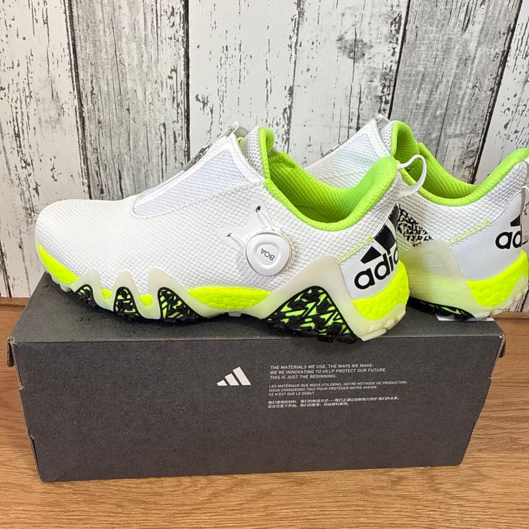 ゆ*い様 adidas ゴルフシューズ BOAホワイト/イエロー