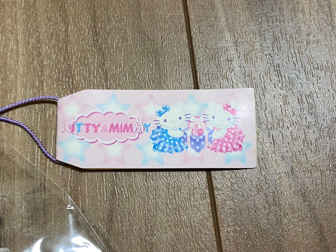 ハローキティ ストラップ 根付 ねつけ クイーンKITTY&MIMMY 28th
