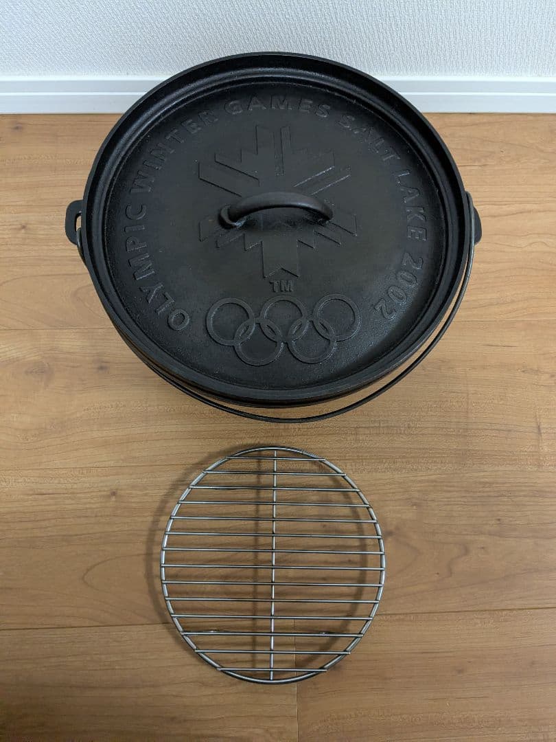 【希少モデル】　LODGE　12インチDEEP　ダッチオーブン　キャンプオーヴン