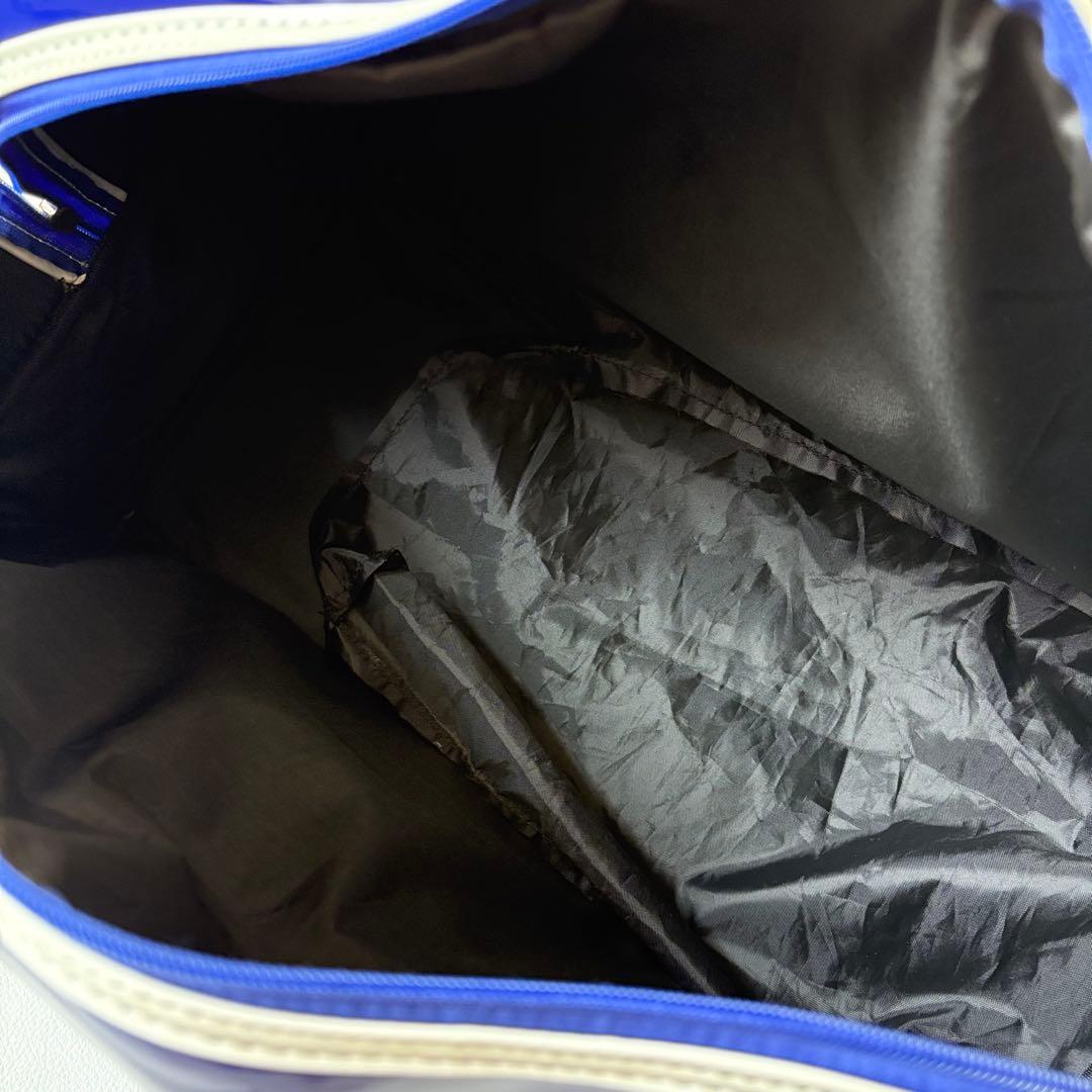 【超激レア】パーリーゲイツ　エナメル　ボストンバッグ　2way ブルー　ホワイト