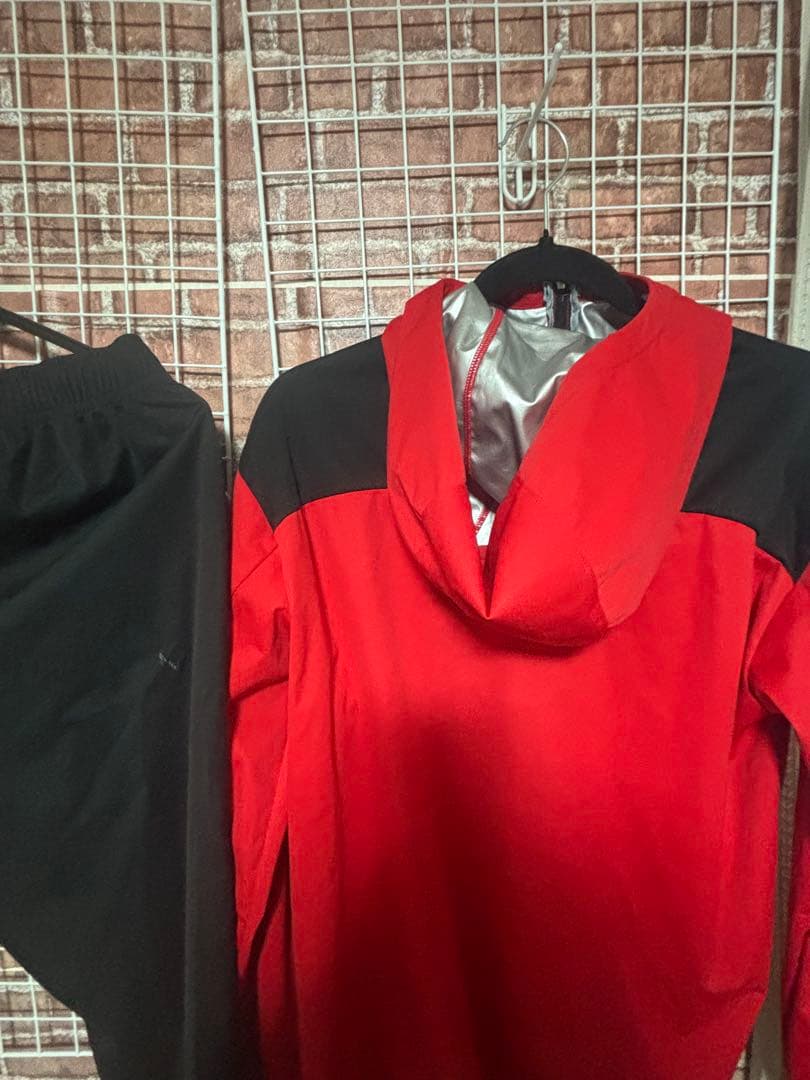 Mizuno ジャージ上下セット レッド/ブラック