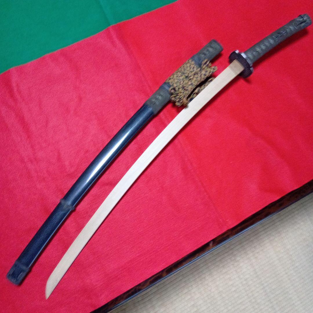 太刀拵え総銀金具現代製　新品高級拵え袋房付き。