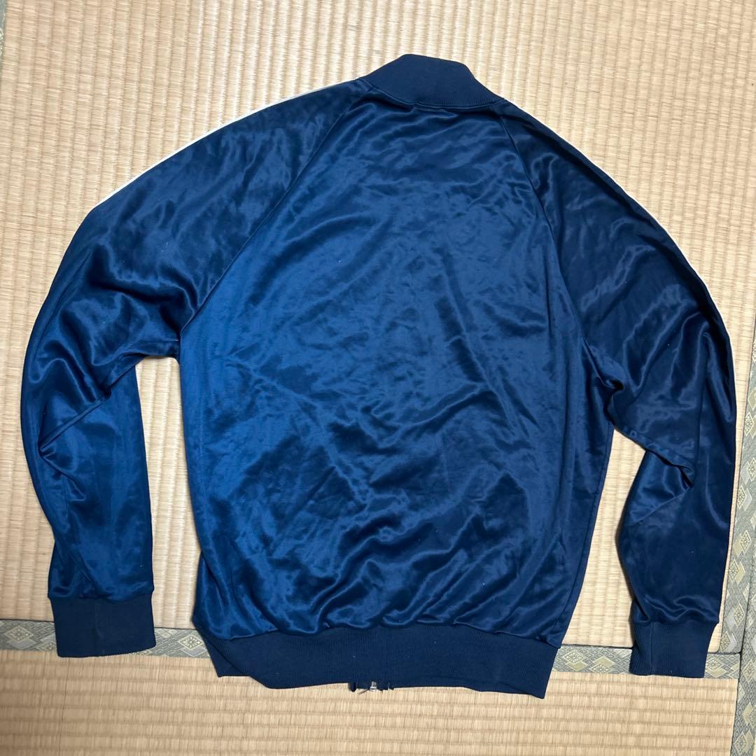 80s adidas ATP USA製トラックジャケット ネイビー