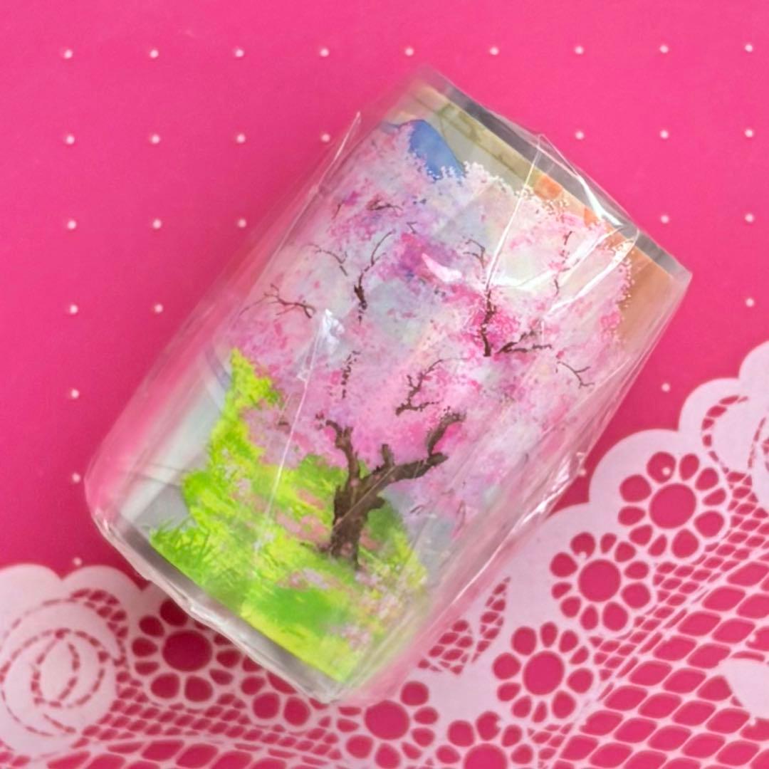 PET 街边春色 6cm×5m 海外マスキングテープ 桜並木