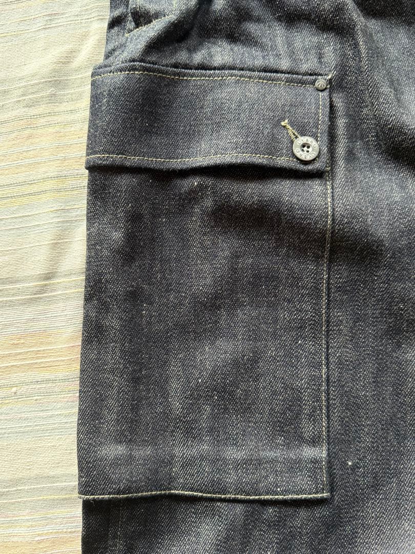 週末特価 Nigel Cabourn NAVAL DUNGAREE JP 48