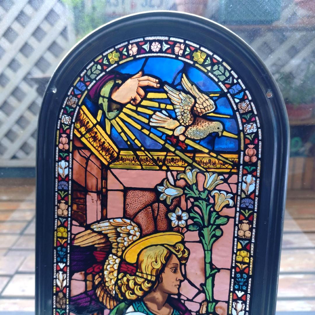 ドメニコ ステンドグラス Annunciation受胎告知グラスマスターズ社c