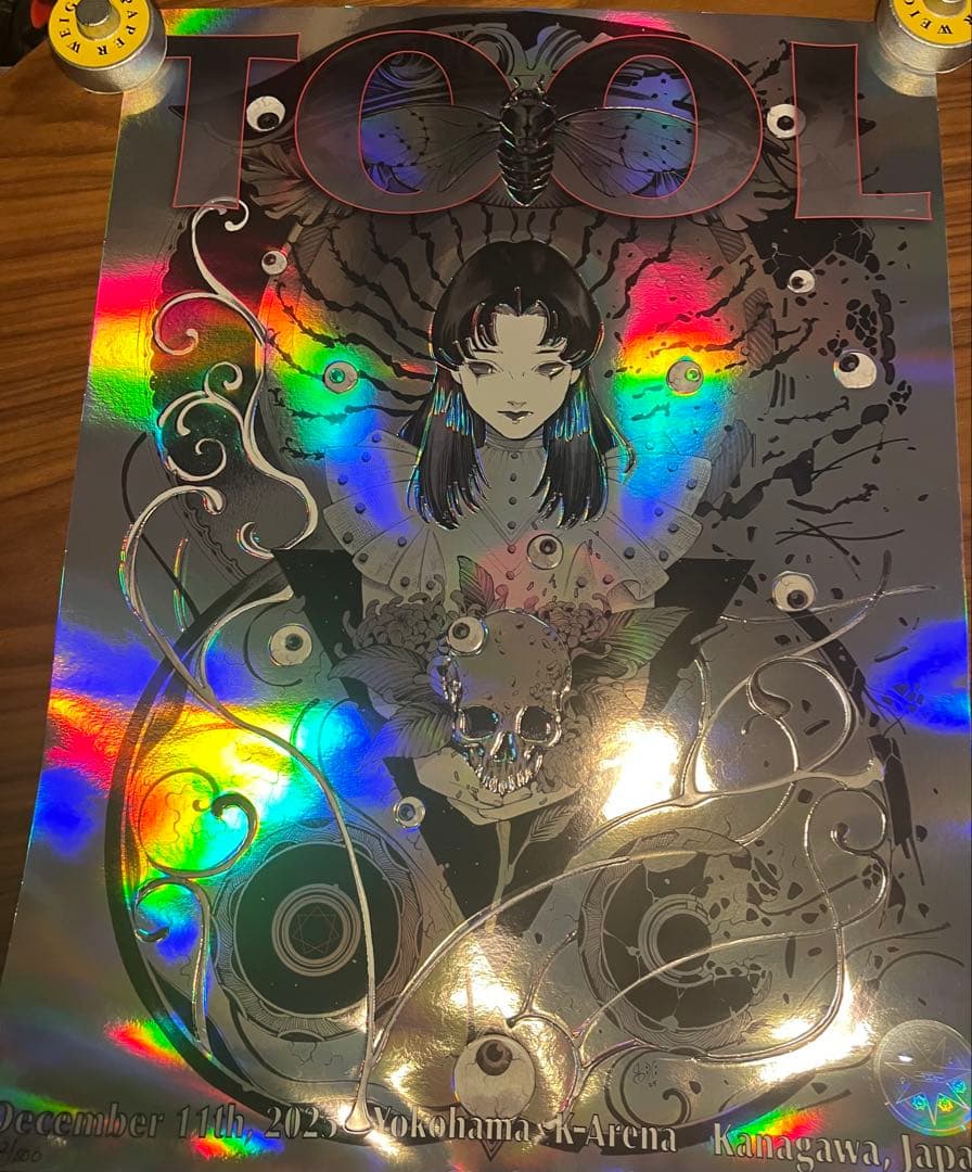 500枚限定 TOOL トゥールポスター 桃桃子 ポスター 横浜Kアリーナ限定