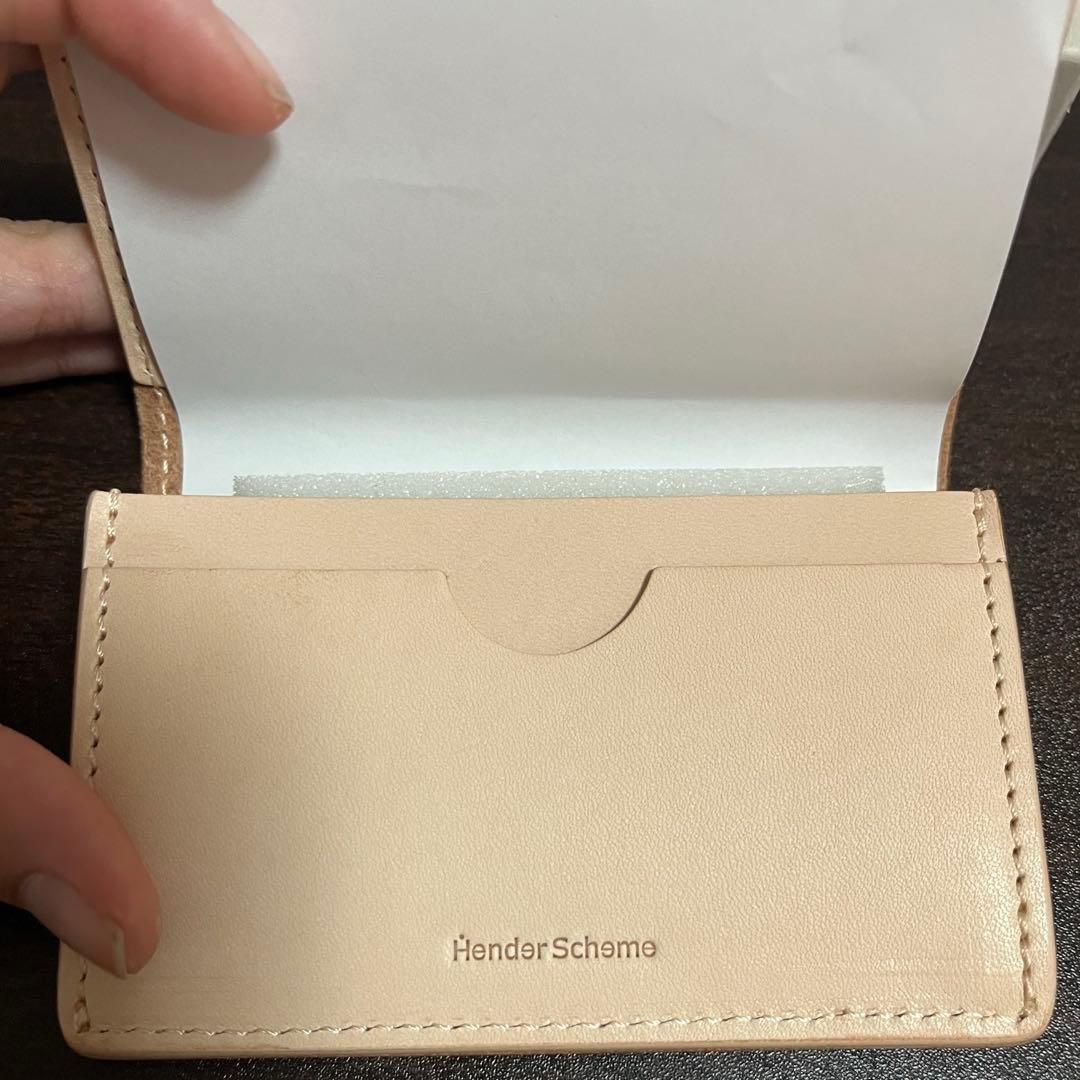 Hender Scheme レザー名刺入れ