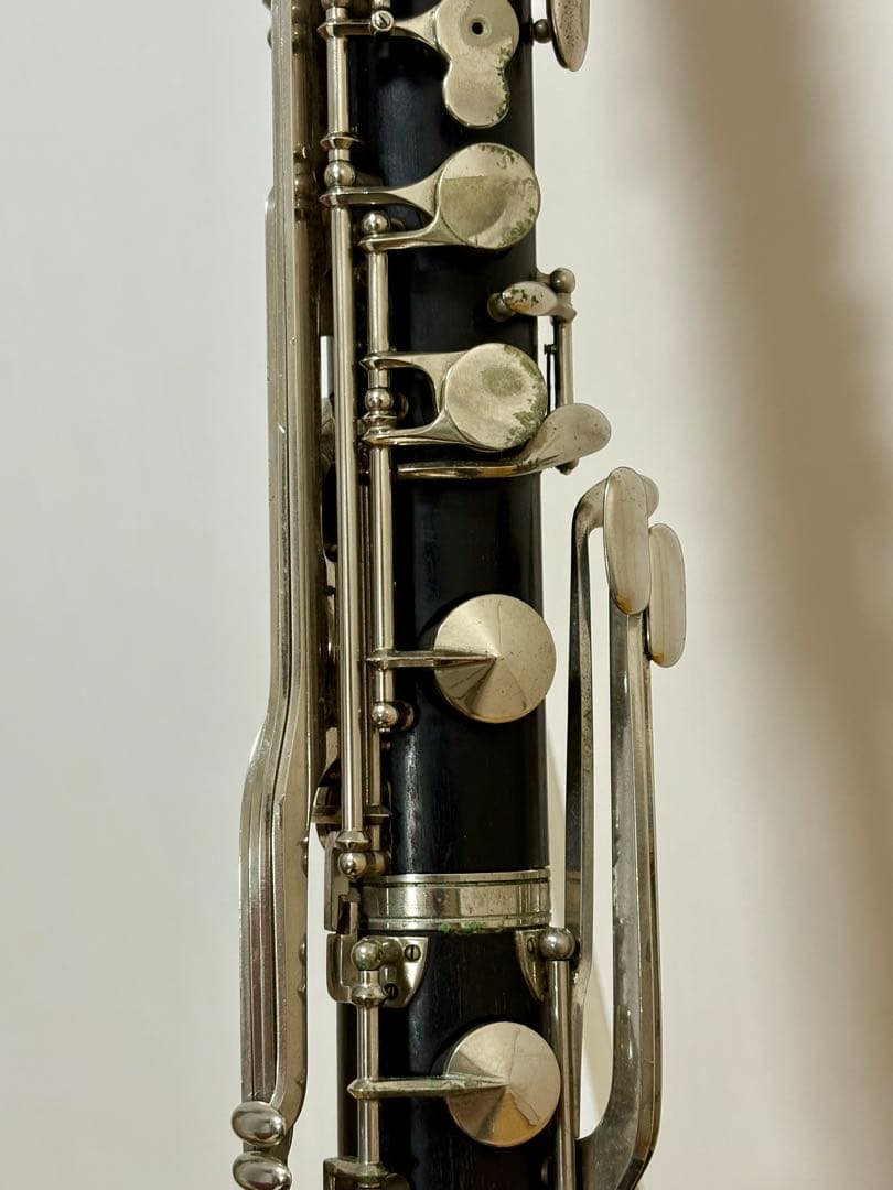 【稀少】バスクラリネット　ノブレ　ケース付き　木製（グラナディラ材）