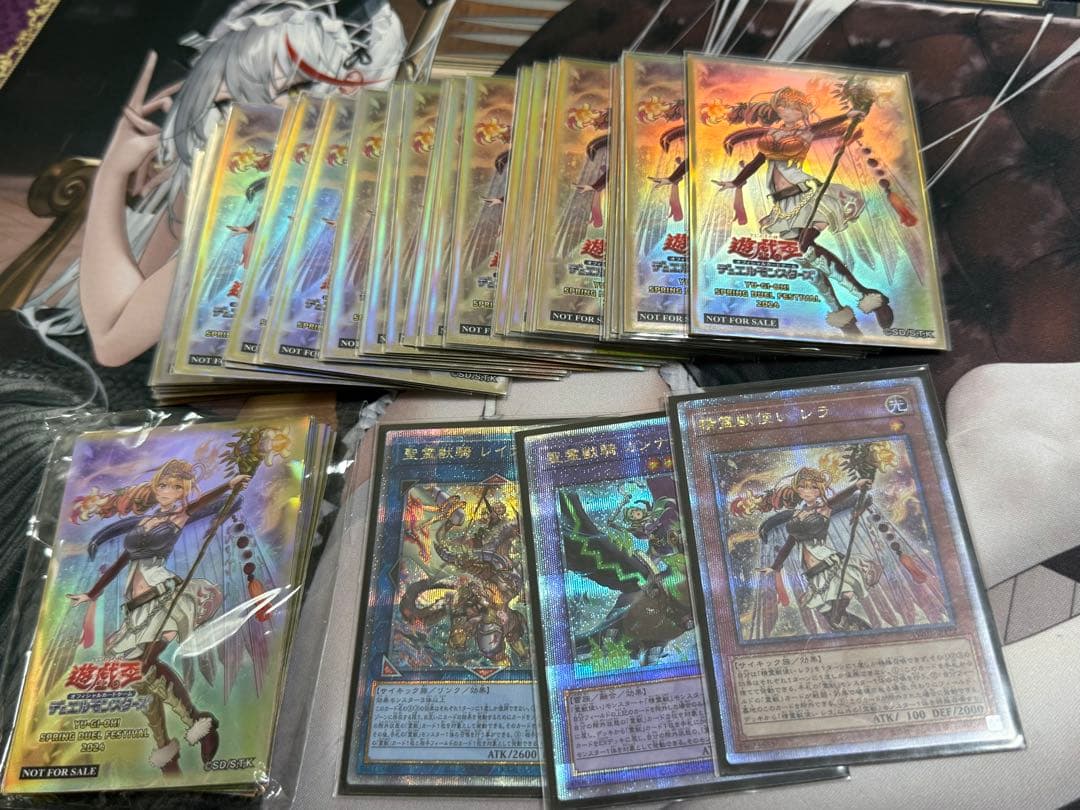 遊戯王OCG 霊獣デッキ　精霊獣使いレラ スリーブ70枚付き 25thシク多数
