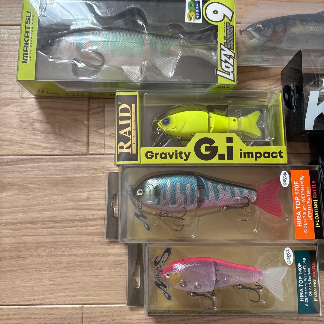 ルアー　セット　ビックベイト　タイニー　ヒラトップ