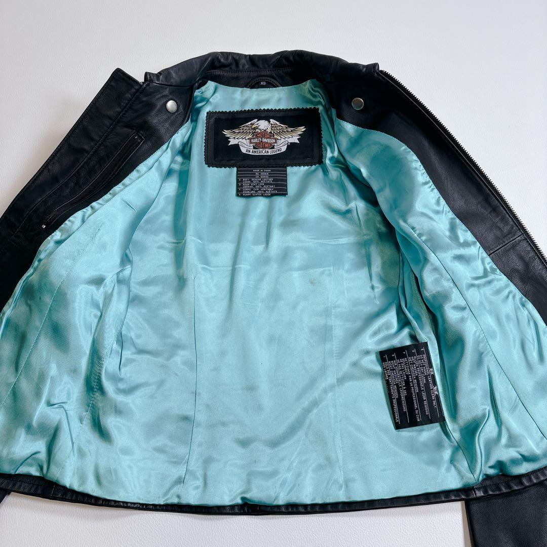 Harley-Davidson シングルライダース　イーグル　ターコイズ　XS