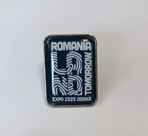 【希少・非売品】2． EXPO2025 大阪関西万博 ルーマニア関係者ピンバッジ