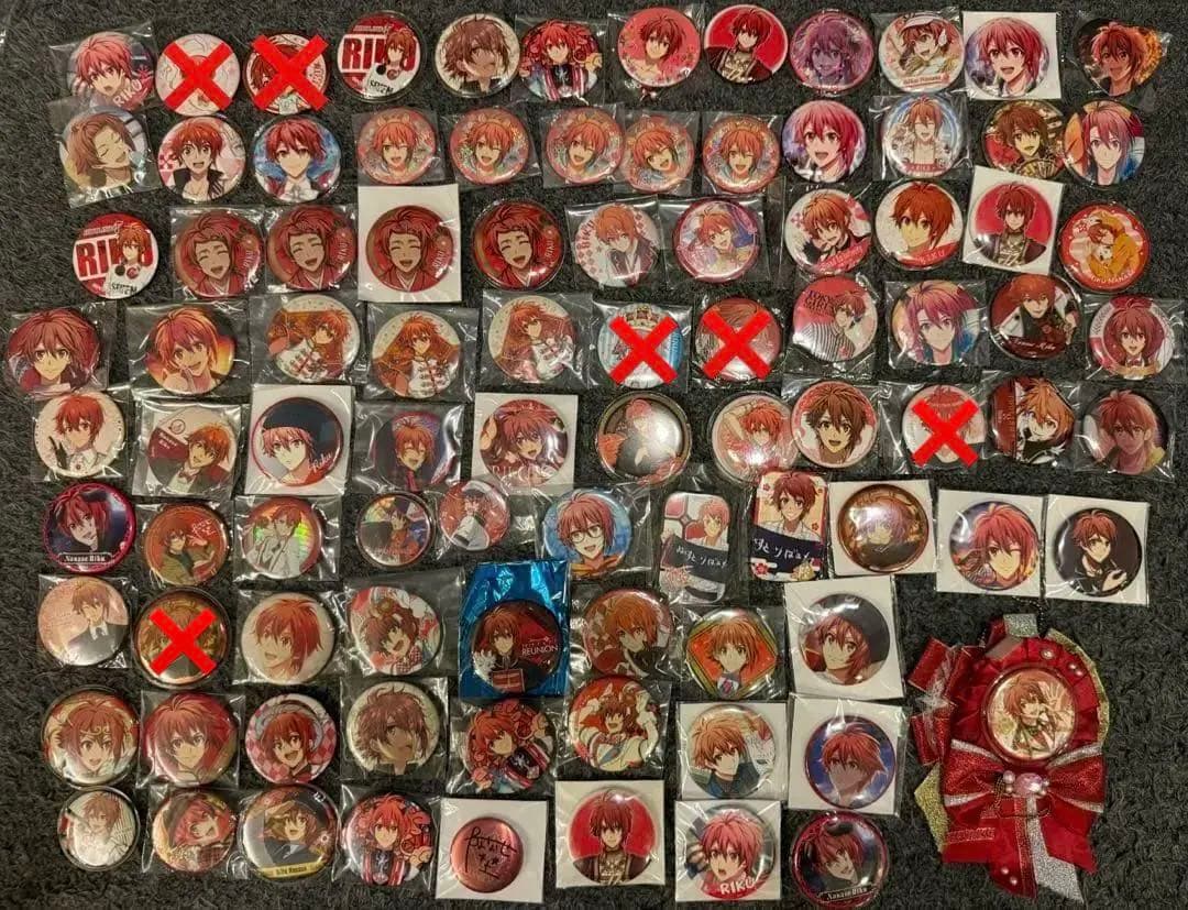 アイナナ 七瀬陸 等身缶バッジセット