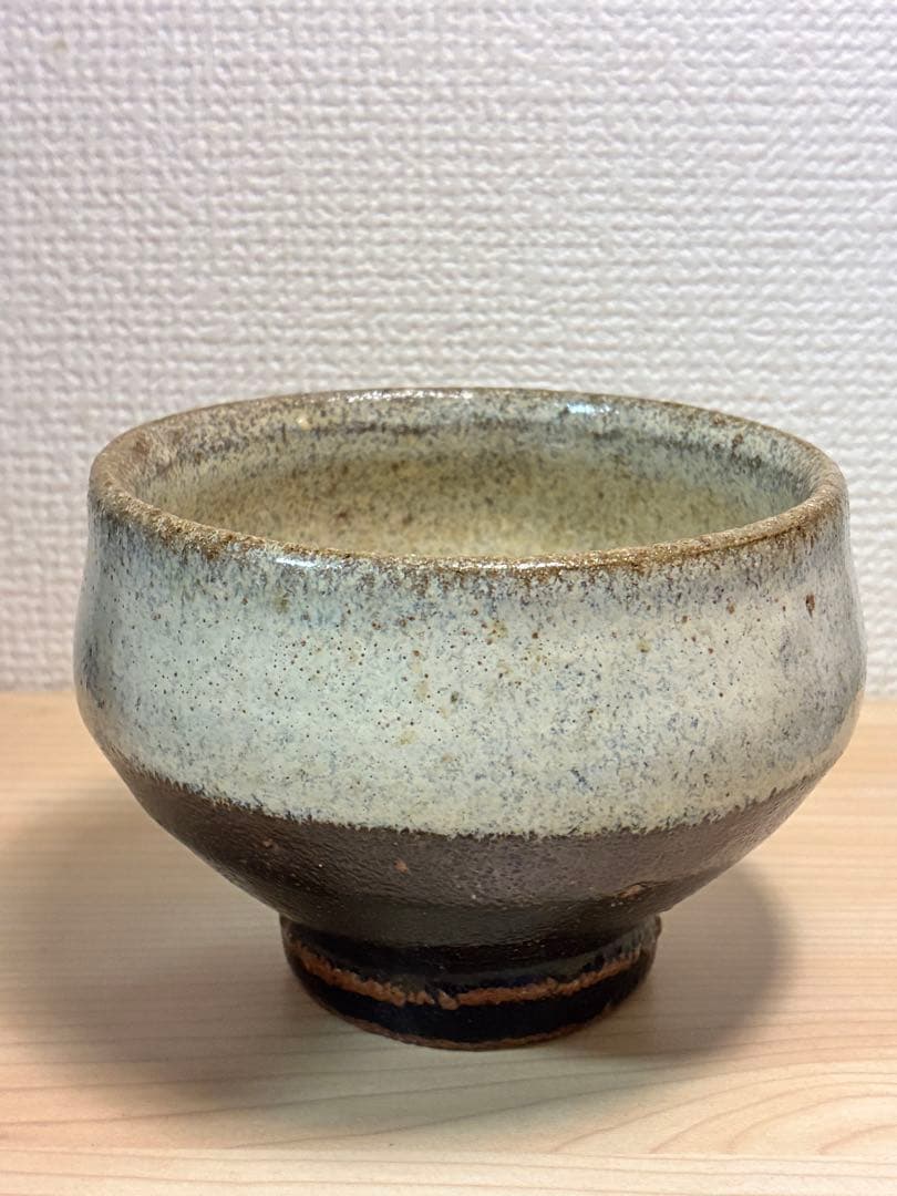 糠釉　茶碗　検）民藝　濱田庄司　生田和孝