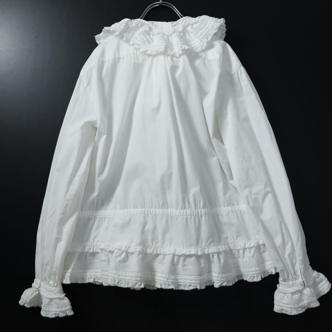 PINK HOUSE ピンクハウス　フリル　ブラウス　シャツ　白　ドレス